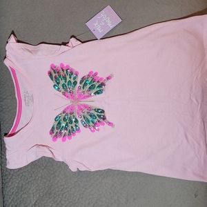 💚5/$20💚 Cynthia Rowley Sequin Butterfly Shirt